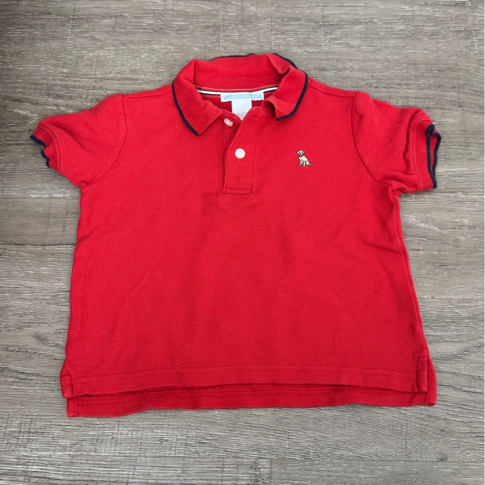 Janie and Jack Red Polo 18-24 mo